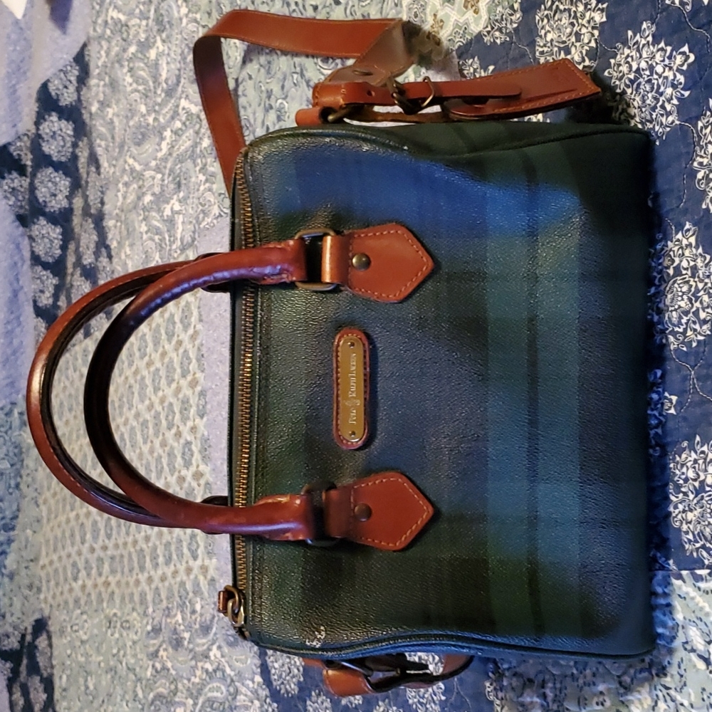 VTG Polo Ralph Lauren Mini Bennett Satchel Bag